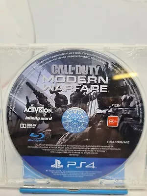 Call Of Duty: Modern Warfare (PlayStation 4) Free Postage Disc Only VGC COD PAL • $11.66