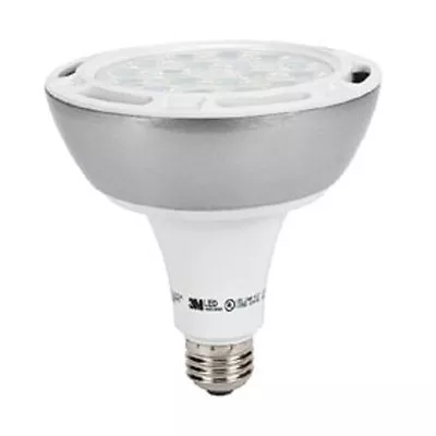 (10 PC LOT) 3M LED Flood Light PAR 38 Bulb  3000K Dimmable 19W=100W CGP3825B13D • $79.99