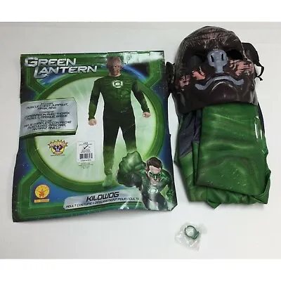 Green Lantern Kilowog Mens Muscle Chest Halloween Costume Size L 42 44 Mask • $24.99