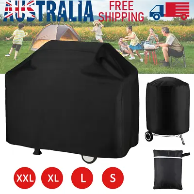 BBQ Cover 2/4/6 Burner Waterproof Outdoor Gas Charcoal Barbecue Grill Protector • $11