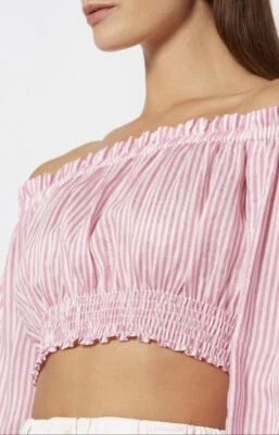 $45 • Buy Scanlan Theodore Stripe Top Size 8