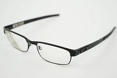 Pre-Owned OX5038-0555 Oakley Metal Plate Matte Black 55-18-140 Eyeglasses • $32.99