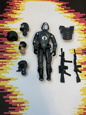 Black Major Custom Gi Joe Cobra Commando Gray  Crimson Guard 3.75 Firefly Viper • $28.99