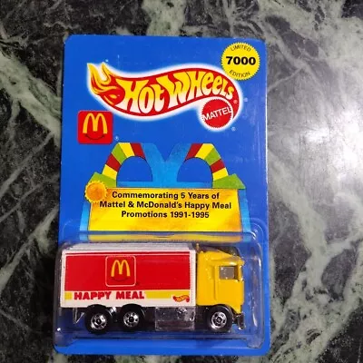 Hot Wheels McDonald's Happy Meal Hauler Limited Edition 7000 • $11