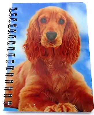 Golden Cocker Spaniel 3D Pocket Notebook Gift For A Cocker Lover • £3.99