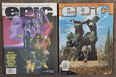 Epic Illustrated  - See Different Lots & Prices • $50