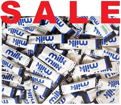 20pcs WHOLE Milk 10ml Sticks Portions Sachets Lakeland SALE - BBD JUN 2024 • £3.59