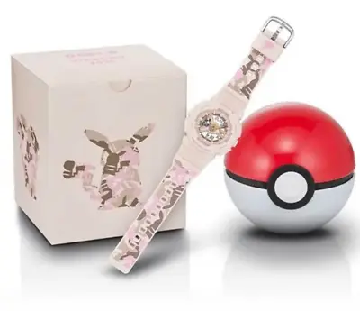 BABY-G × Pokemon Collaboration Model 2nd Watch Pikachu Monster Ball Outdoor NEW • $241.80