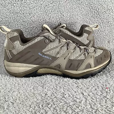 Merrell Trail Shoes Sneakers Womens 9.5 Olive Vibram Siren Sport 2 Hiking J58284 • $21.99