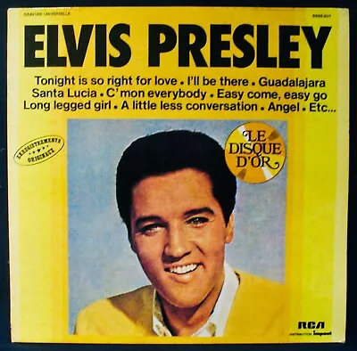 ELVIS PRESLEY: Le Disque D' Or~1977 French Import Album~RCA #6886 807~Near Mint • $19.99