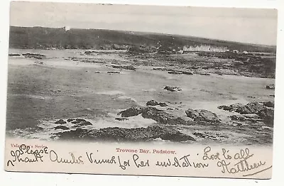 1903 Postcard Trevone Bay Padstow Cornwall Padstow Postmark • £5.99