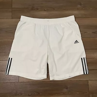 Adidas Mens Athletic Response Clima  Cool White Shorts Size XL • $24.98