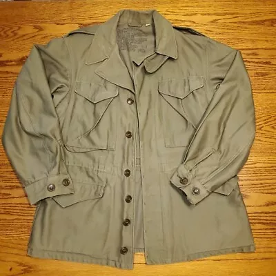 World War II US M-1943 Field Jacket Dated 5/29 1945 WWII WW2 36S Great Condition • $199.95