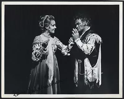 Raina KABAIVANSKA (Soprano): Signed Photograph In VERDI's  Otello  W Jon VICKERS • $35