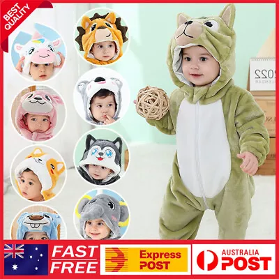£19.06 • Buy Toddler Baby Bodysuit Rompers Animal Jumpsuit Infant Clothes Pyjamas Kids Cute