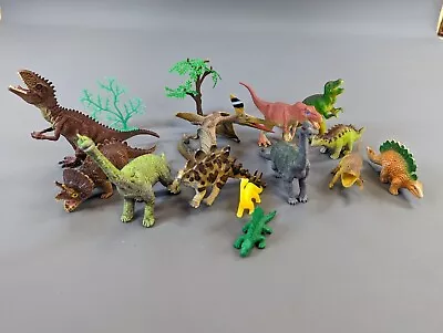 Plastic Dinosaur Toys Lot Of Figures Cake Toppers One Vintage One Schleich • $19.99