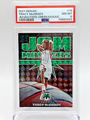 2021 PANINI MOSAIC BASKETBALL CARD JAM MASTERS #19 TRACY McGRADY GREEN MOSAIC • $35.99