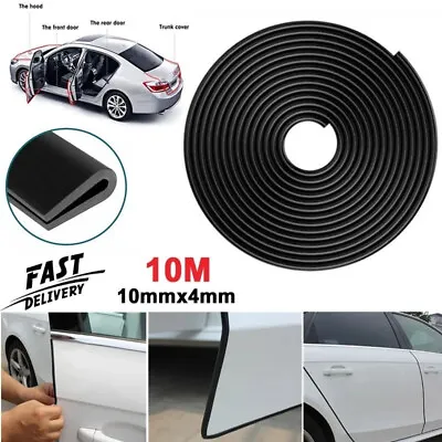 10M Universal Car Door Boot Edge Protector Strip Trim U Shape Guard Seal Rubber • £5.29