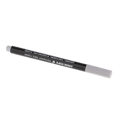2mm Permanent Fabric Paint Marker T-Shirt Pen For DIY Clothes Graffiti Grey • £5.62