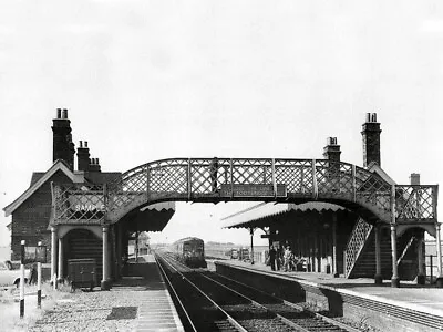 HOPTON On SEA RAILWAY STATION NORFOLK. 1964 PHOTO 12 X 8 • £6.90