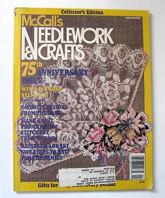 McCall's Needlework & Crafts Magazine 75th Anniversary Issue Sept. 1988 • $4.99