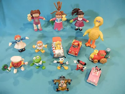 Large Lot Of 15 VTG 1980s Character Toys: Muppets Sesame Street Disney Etc... • $24.99