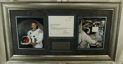 Neil Armstrong Apollo 11 Signed Framed Typed Letter Zarelli Authenticated  • $3475