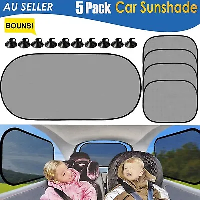 Car Side Rear Window Screen Mesh Car Sun Shade Cover Windshield Sunshade Visor • $13.99