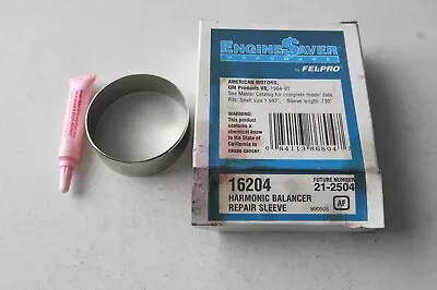 $11.99 • Buy Nos Fel-Pro Harmonic Balancer Repair Sleeve (16204)