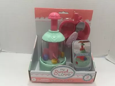 My Sweet Love Colorful Pretend Play Blender Play Set-9 Pieces-Ages 3+-New In Box • $6.50