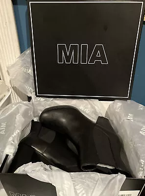 Mia Gianni Ankle Boots Women's Size 9 M Black NEW In Box MSRP $69.95 • $35