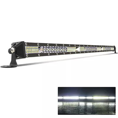 10 20 30 40 50 Slim LED Light Bar Spot Flood Combo Work Offroad SUV ATV Offroad • $38.69