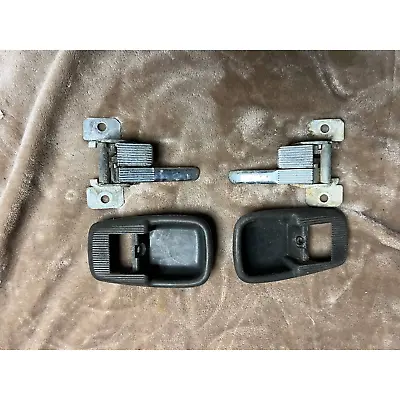 1968-1979 VW Volkswagen Bus Interior OE Door Handle Bezel Set Driver Passenger • $58