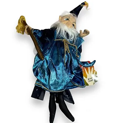 Folkmanis Rare Vintage Wizard Puppet With Tags 16” • $35