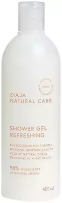 Ziaja Natural Care Gently Refreshing Shower Gel Delicate Skin 400ml • £9.98