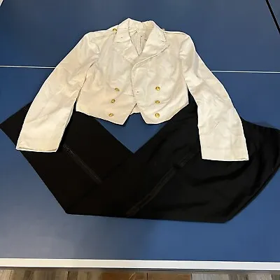 1960-70s USMC Marine Corps Officer White Mess Dress Uniform Marine Officers Tux • $50