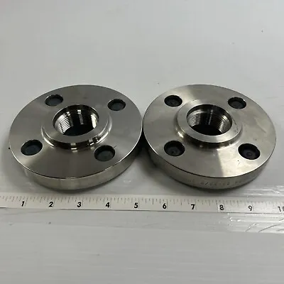 Threaded Flange 1 1/4in 300 THDRF Stainless Steel 316 316L 9954 A SA182 B16.5 X2 • $79.95