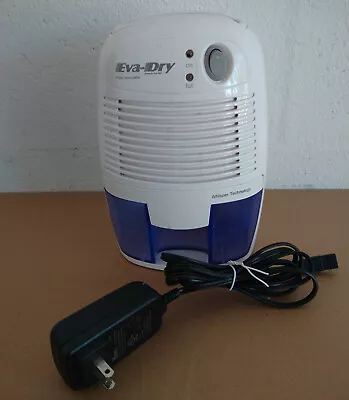 Ultra-quiet Eva-Dry EDV1100 Petite Dehumidifier 9v Used Mini Dehumidifier • $19.99