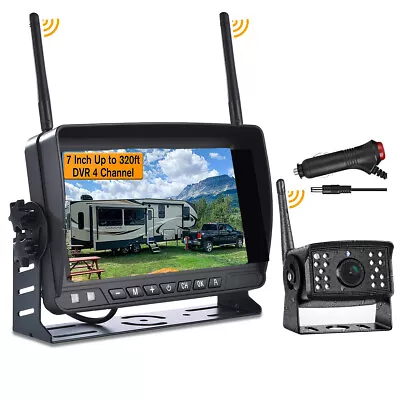 7  Digital Wireless DVR Monitor Backup Camera 1080P For RV Camper Trailer Truck • $118.99