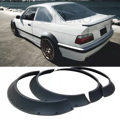 For 3 Series E36 E46 328i 335i Fender Flares Flexible Wide Body Kit Wheel Arches • $99.33