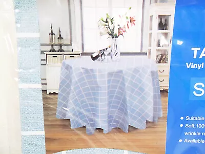 Tablecloths Vinyl Flannel Back Tablecloth Backing 60  & 52 X70  Assorted Designs • $12.99