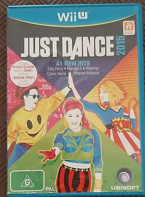 Nintendo Wii U Just Dance 2015 PAL No Manual G Ubisoft • $9