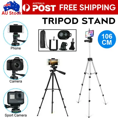 $1.02 • Buy Professional Camera Tripod Stand Mount Phone Holder For IPhone Samsung DSLR AU