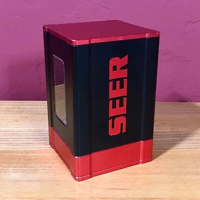 ​​​Box Gods Seer Aluminum Magnetic Deck Box Red/Black • $27.88