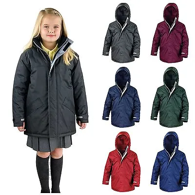 £26.75 • Buy Childrens Waterproof School Coat Jacket Parka Warm Boys Girls Kids Winter
