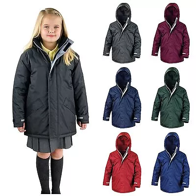 £26.75 • Buy Childrens Waterproof School Coat Jacket Parka Warm Boys Girls Kids Winter
