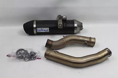  Honda CBR600RR 600 07-12 Leo Vince Carbon Fiber Slipon Exhaust Can Muffler Pipe • $424.99