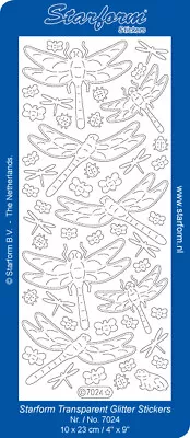 Dragonfly's Frog Ladybird Bumblebee Peel Off Stickers Cardmaking Craft - 7024 • £1.95