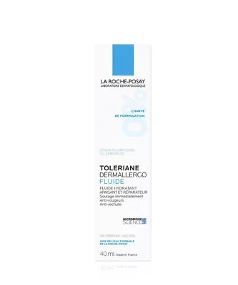 La Roche Posay Toleriane Dermalergo Fluid 40 Ml For Allergic Sensitive Skin • $28.56