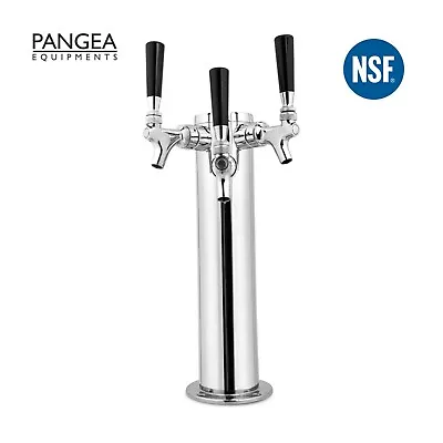 Triple Tap/Font 100% Stainless Steel Contact Craft Beer Tower NSF Approved  • $123.90